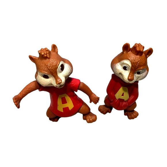 8 McDonalds Alvin & The Chipmunks Alvin Theodore Simon Eleanor Happy Meal Toys - Picture 5 of 8